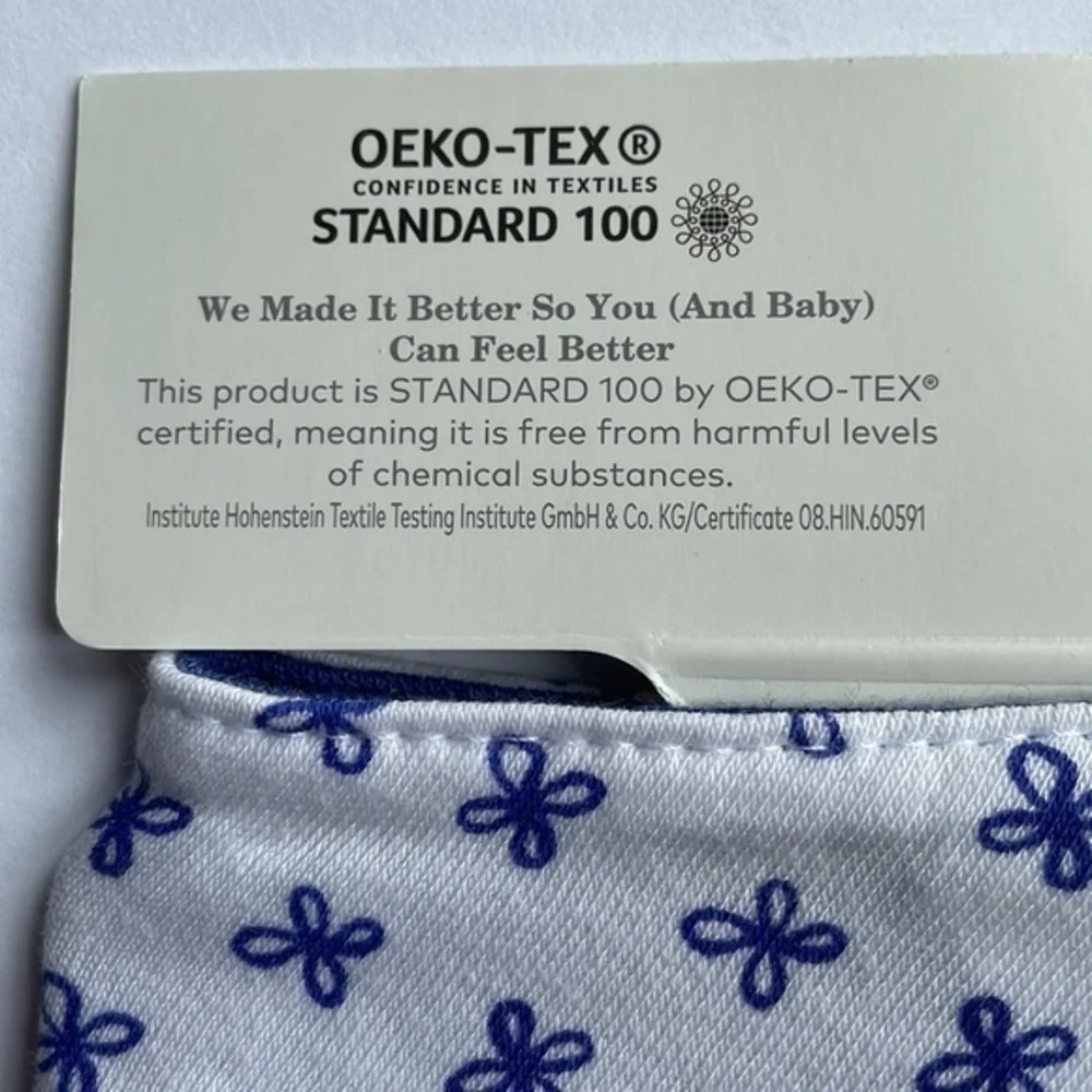 Bandana Bibs Cloud Island Dark and Light Blue Baby Infant - 4‎ bibs